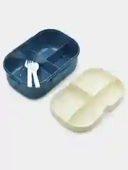 Темно-синий ланч-бокс контейнер для еды Емкость для хранения продуктов