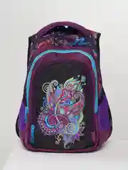 Голубой школьный рюкзак для девочки