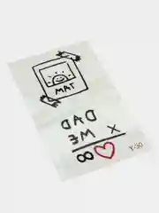 Лазурный временная переводная татуировка "Забавные мишки 2", 9,5х5,5 см