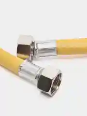Шланг армированный, для газовых приборов, гайка-гайка, 1/2"