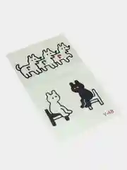 Терракотовый временная переводная татуировка "Забавные мишки 2", 9,5х5,5 см