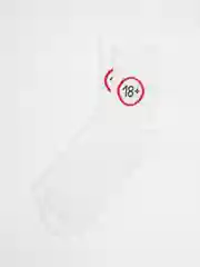 Носки с принтом "18+"