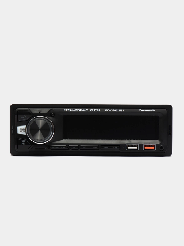 Магнитола автомобильная, 1 DIN, Bluetooth, AUX, USB, пульт в комплекте