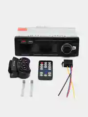 Магнитола автомобильная, 1 DIN, Bluetooth, AUX, USB, пульт в комплекте