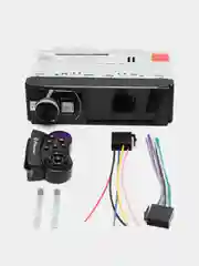 Магнитола автомобильная 1 DIN, с экраном 4,2", Bluetooth, USB, AUX, пульт
