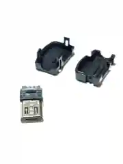 Штекер micro-USB в металлическом корпусе