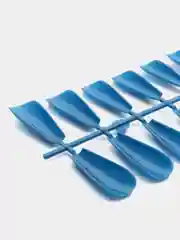 Морской накладные ногти, типсы для маникюра, акриловые