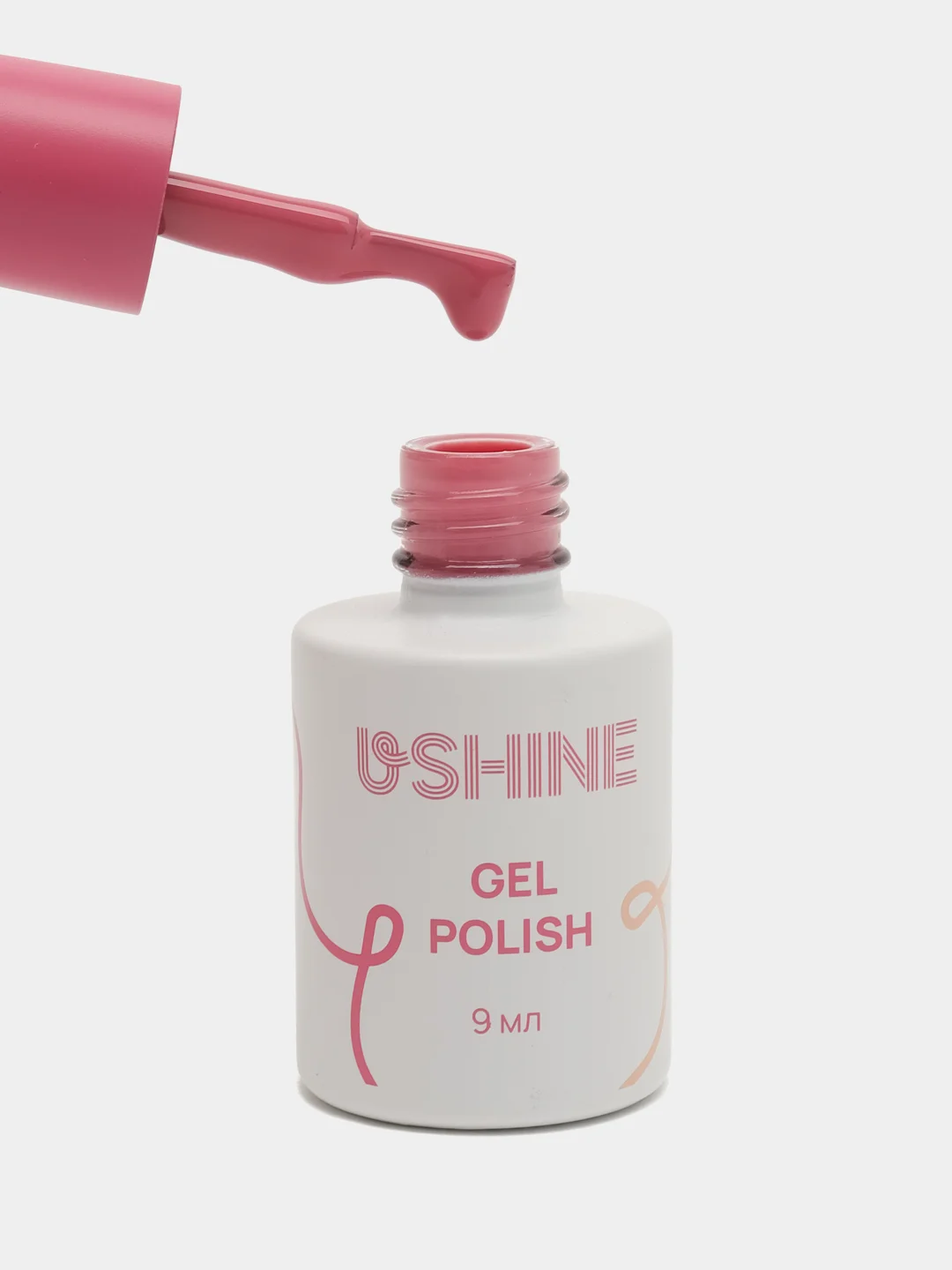Гель лак для ногтей и маникюра USHINE гипоаллергенный 9 мл