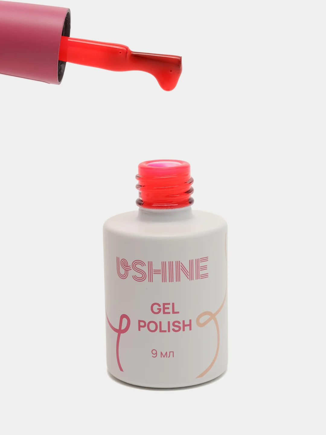 Гель-лак для ногтей и маникюра USHINE самовыравнивающийся 9 мл