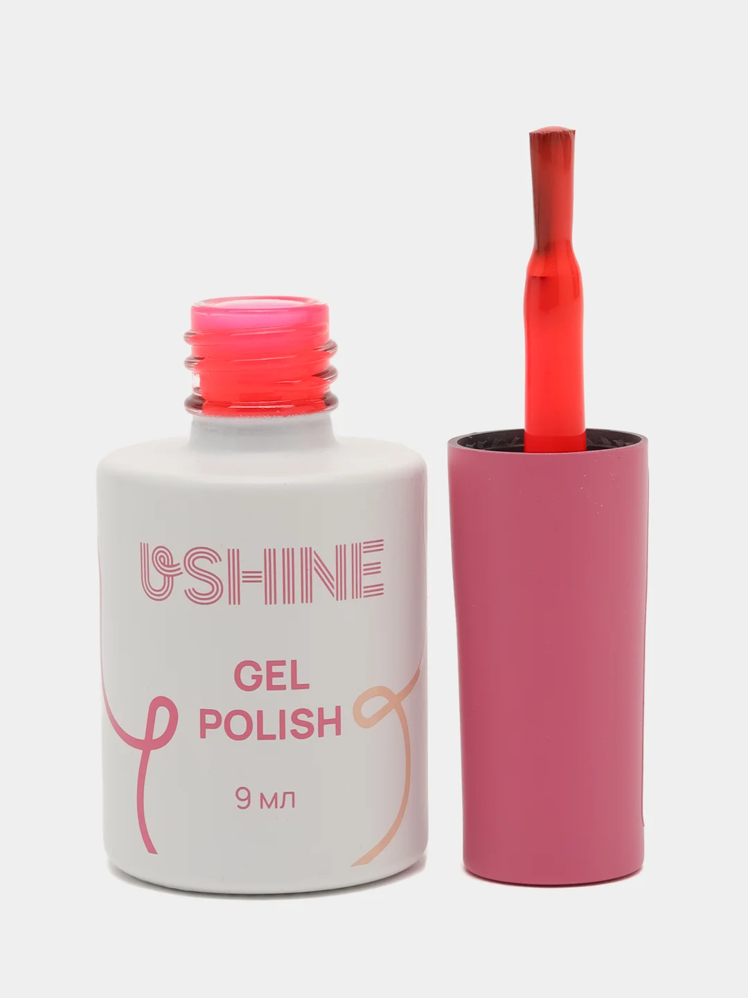 Гель-лак для ногтей и маникюра USHINE самовыравнивающийся 9 мл