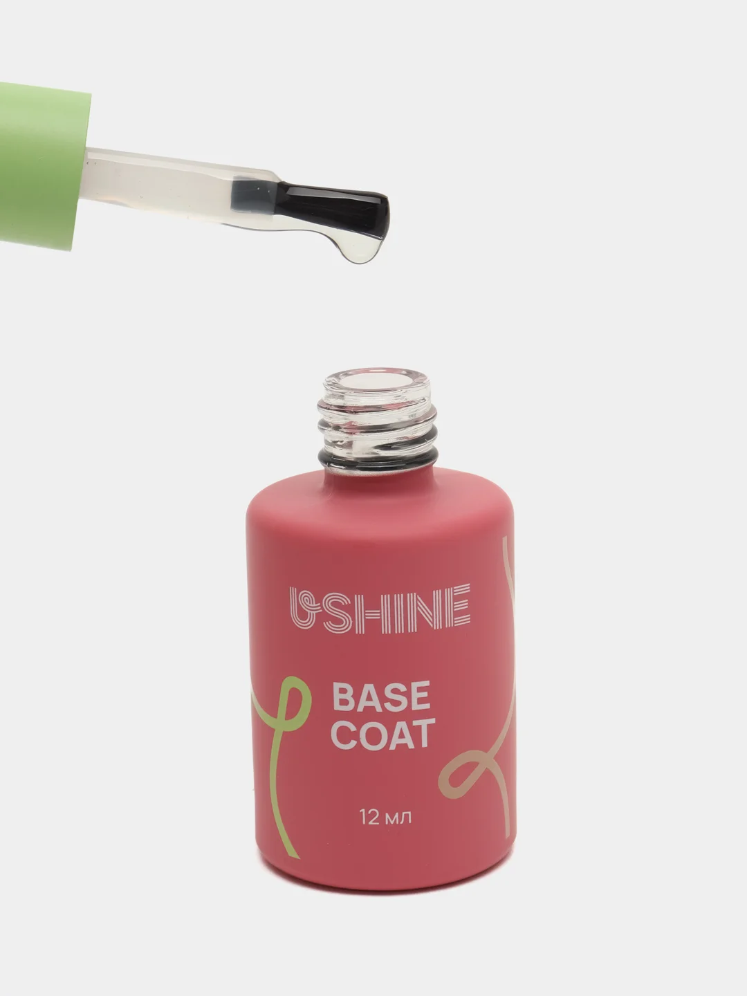 База каучуковая прозрачная самовыравнивающаяся для гель-лака USHINE Rubber 12 мл
