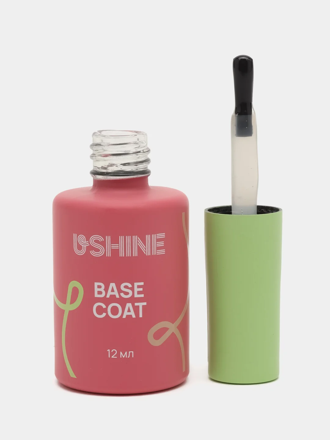База каучуковая прозрачная самовыравнивающаяся для гель-лака USHINE Rubber 12 мл