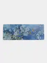 Голубой коврик для мыши, тканевый, большой