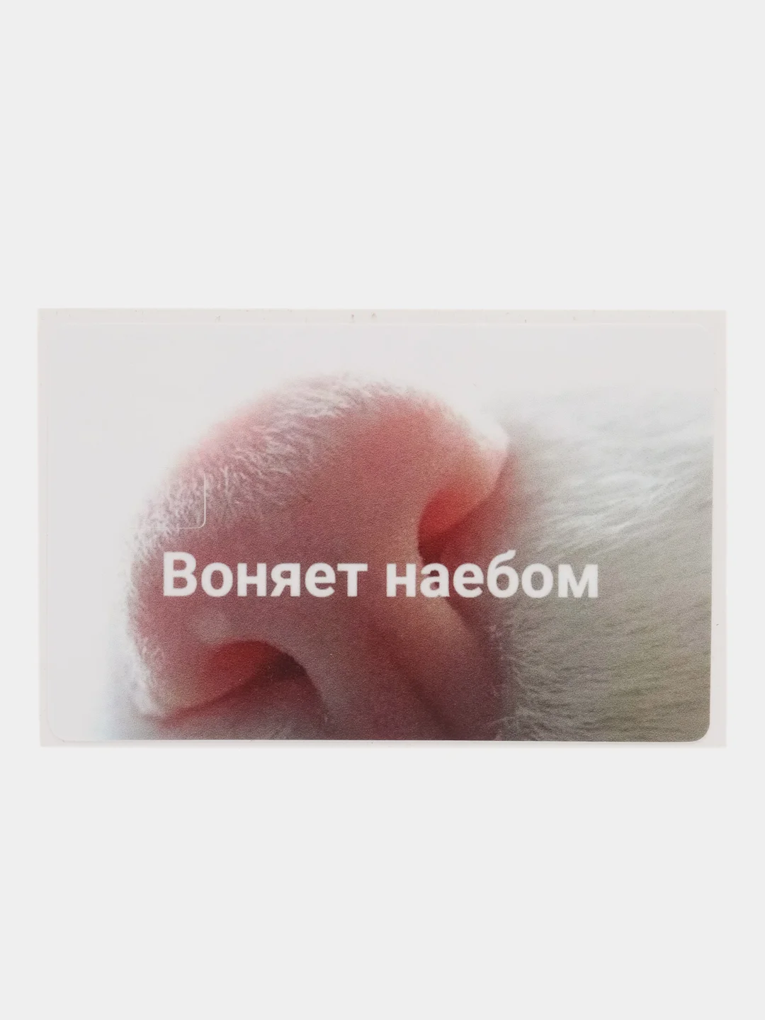 Тёмно-розовый наклейки на банковскую и другие пластиковые карты с персонажами из мемов