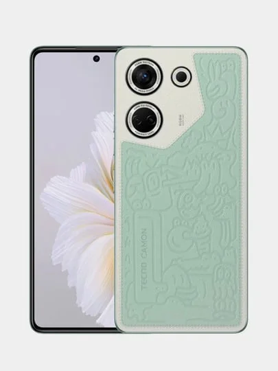 Белый смартфон Tecno Camon 20, 8/256 Gb