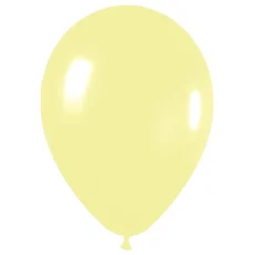 Светло-жёлтый набор воздушных латексных шаров 12"/30 см. цвета в ассортименте упак. 50 шт