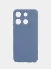 Небесно-голубой силиконовый чехол для Infinix SMART 7 Plus (Инфиникс СМАРТ 7 Плюс)