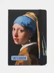 Марсала блокнот для зарисовок А5, с резинкой. Скетчбук 80 листов. Проф-Пресс