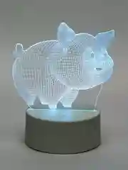 Желтый светильник-ночник 3D, светодиодный, с пультом, цветной, RGB