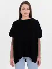 Черный накидка, жилет женский