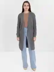 Угольный кардиган женский