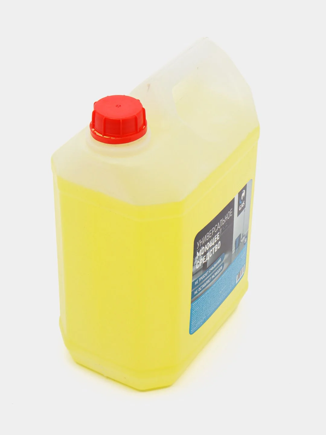 Желтый моющее средство для полов и других поверхностей GASCLEANEX, универсальное, 5 л