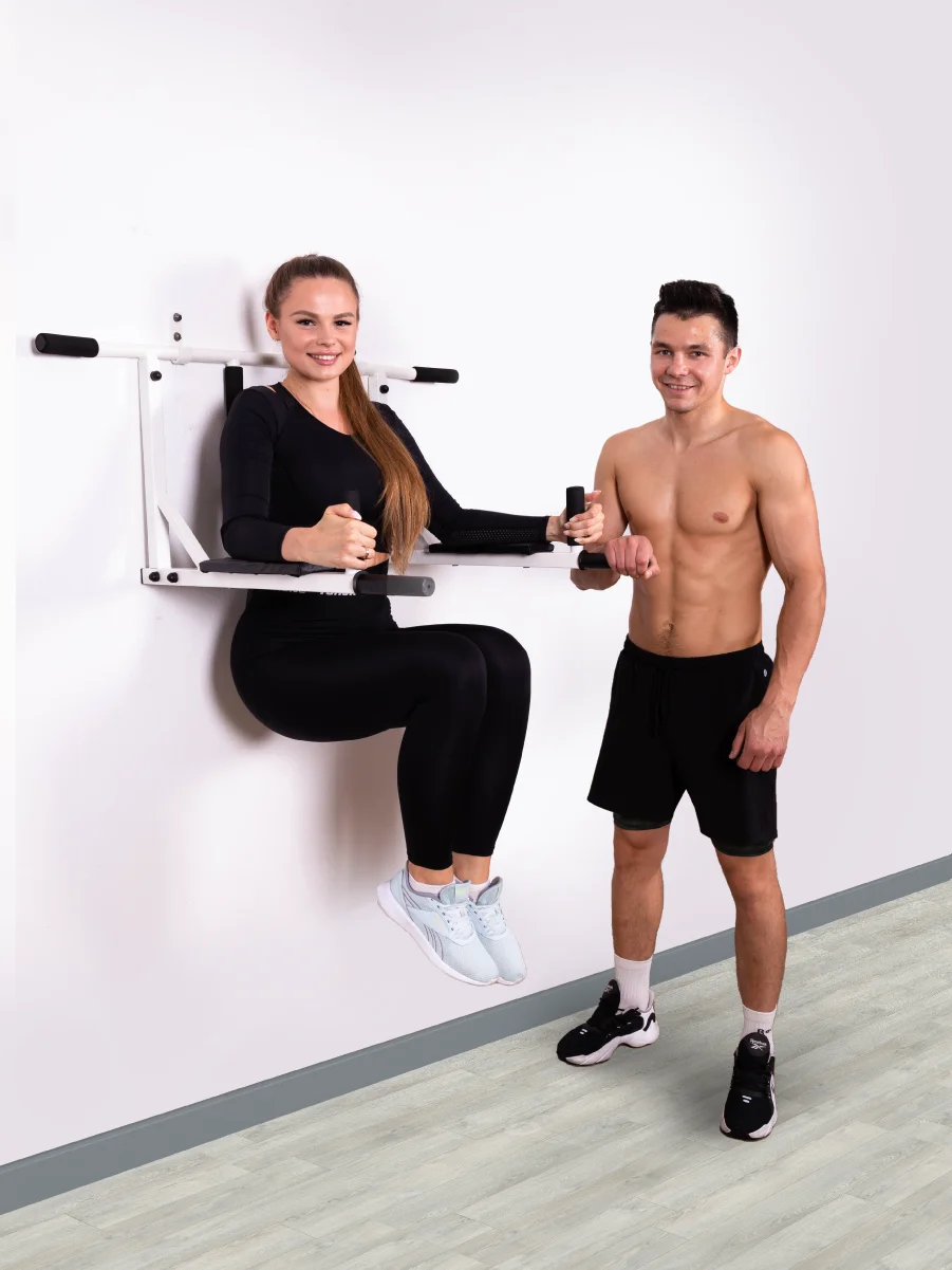Турник Absolute Champion Триумф Лайт 3 в 1, черный, 300 кг, настенный, для фитнеса дома