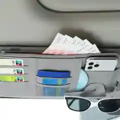 Органайзер на солнцезащитный козырек в автомобиль с молнией