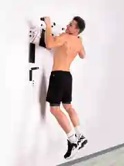 Турник Absolute Champion Триумф Лайт, 300 кг, 3 в 1, белый с черными ручками, усиленный