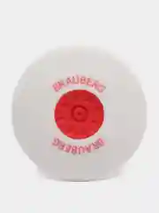 Ластик Brauberg Universal, белый, круглый, красный пластиковый держатель, 30 х 30 х 8 мм
