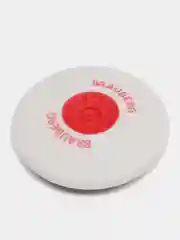 Ластик Brauberg Universal, белый, круглый, красный пластиковый держатель, 30 х 30 х 8 мм