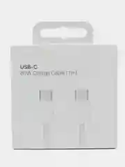 Белый кабель Type-C - Type-C, 60W