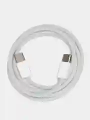 Белый кабель Type-C - Type-C, 60W
