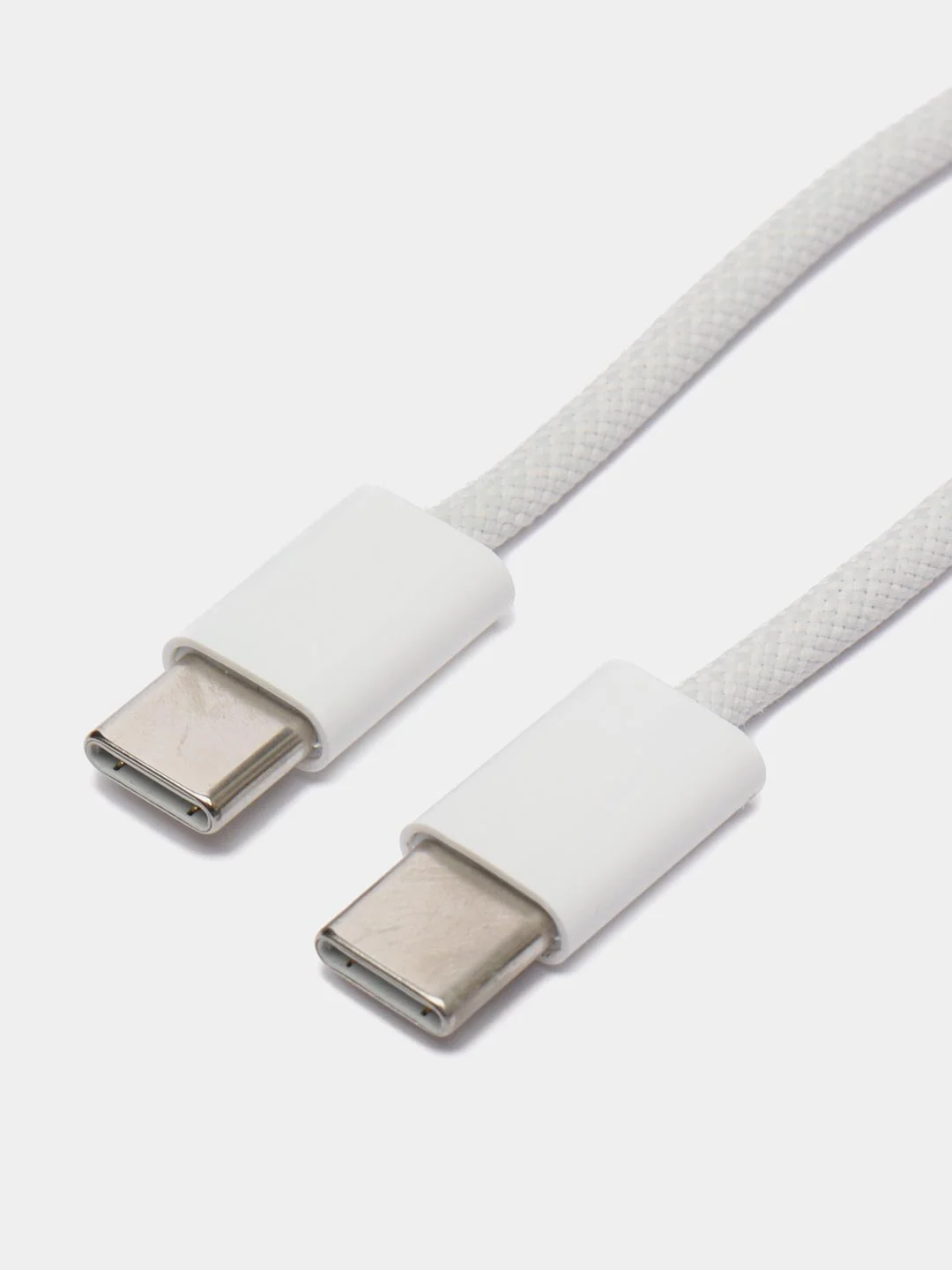 Белый кабель Type-C - Type-C, 60W