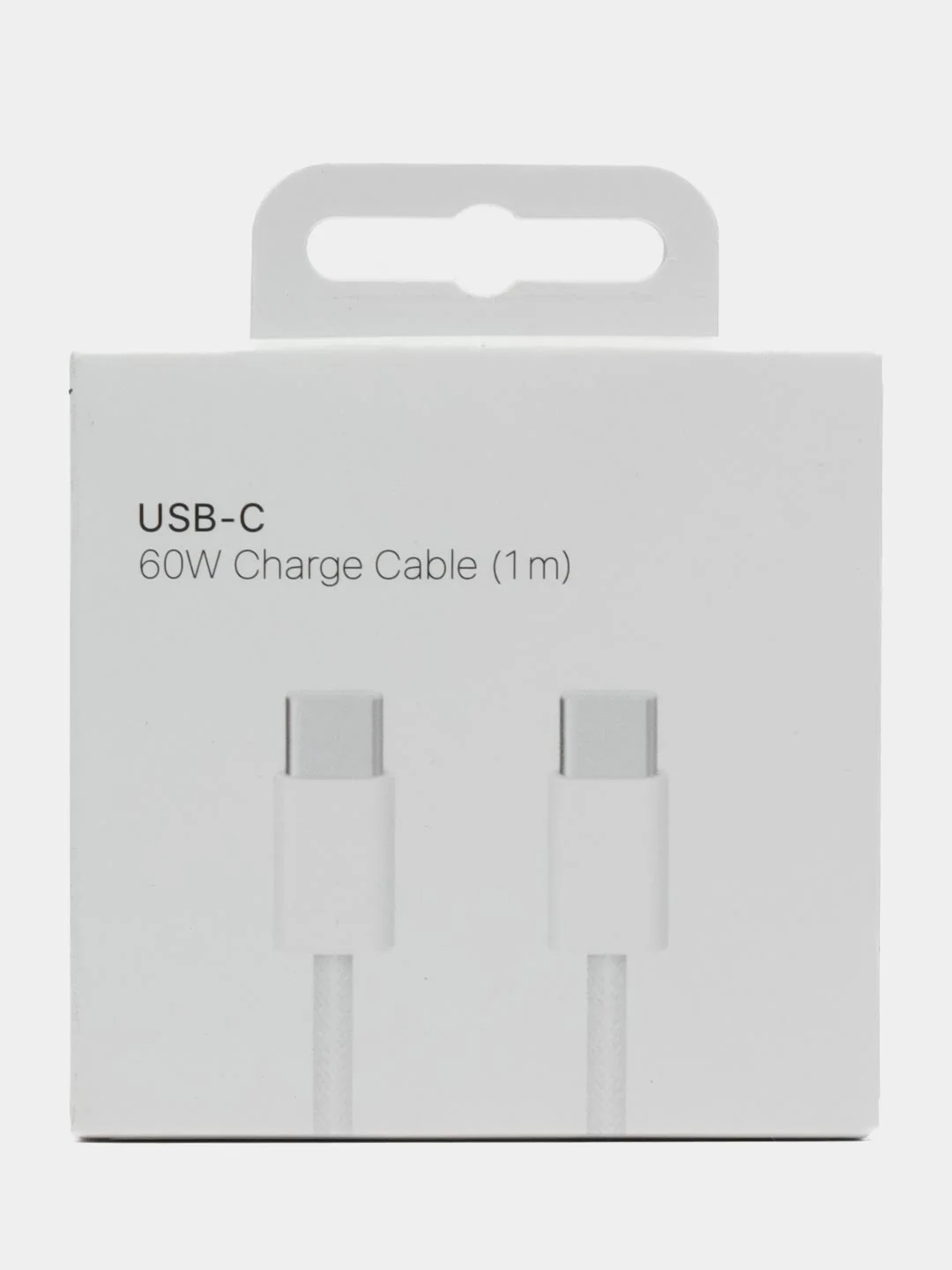 Белый кабель  для Android и iPhone 15, 60 W, Type-C / Type-C