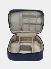 Синий меланж дорожная сумка для кабелей,USB-органайзер для гаджетов,проводов,сумка для хранения