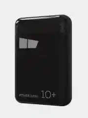 Черный внешний аккумулятор More choice PB32-10, 10000mAh, 2 USB, 2.1A