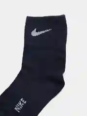 Носки мужские спортивные средней длины с вышитым принтом Найк (Nike), хлопок, набор 5 пар