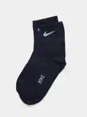 Носки мужские спортивные средней длины с вышитым принтом Найк (Nike), хлопок, набор 5 пар