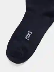 Носки мужские спортивные средней длины с вышитым принтом Найк (Nike), хлопок, набор 5 пар
