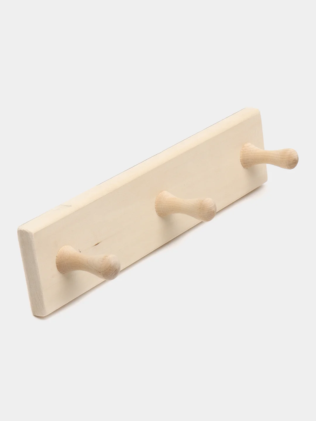 Вешалка для бани, из липы, 3 пешки, 30 х 7 см