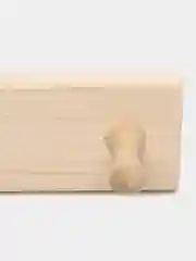 Вешалка для бани, из липы, 2 пешки, 20 х 7 см