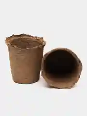 Торфяной горшок, 100 мл, 6 х 6 см, 10-20 штук