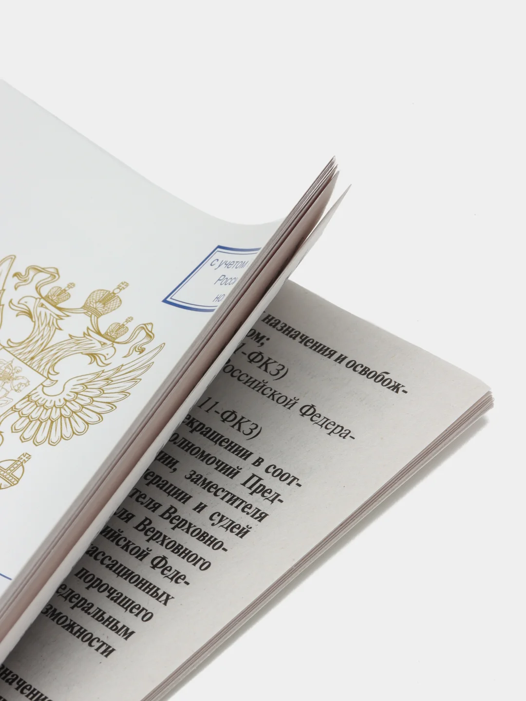 Конституция РФ на 2024 г, с гербом и флагом, подробная, с учетом новых границ