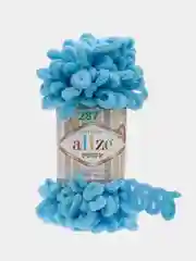 Морской пряжа Alize puffy петельки