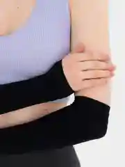 Черный велосипедные нарукавники