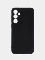 Чехол для Samsung Galaxy S23 FE(Самсунг Галакси С23 ФЕ), черный, силиконовый