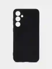 Черный чехол для Samsung Galaxy S23 FE(Самсунг Галакси С23 ФЕ), черный, силиконовый