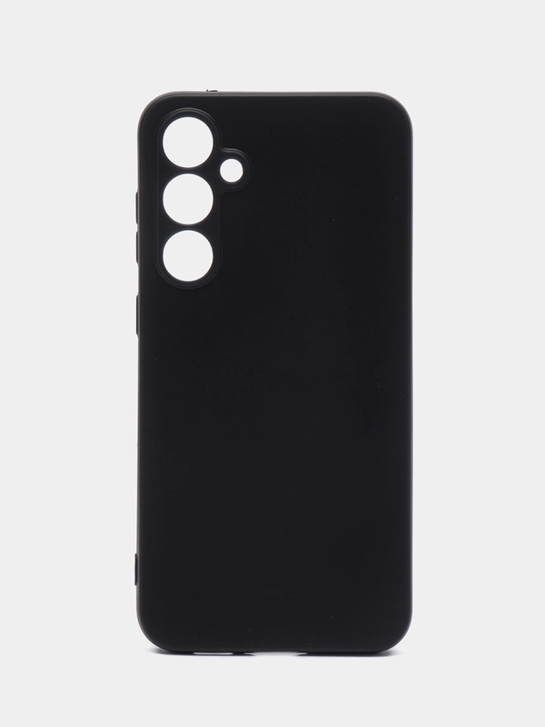 Чехол для Samsung Galaxy S23 FE(Самсунг Галакси С23 ФЕ), черный, силиконовый