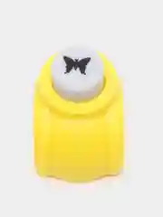 Горчичный фигурный дырокол для бумаги, канцелярский